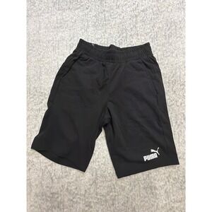 Puma ESS Jersey Shorts Mens Small Black‎ Athletic Gym Training 586706 01 NEW
